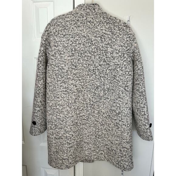 Lucky brand Light Grey Wool Coat size Medium - Picture 10 of 12